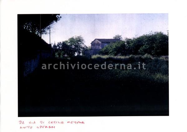 Casale La Giostra: "Da via Cecilia Metella - Ante operam"