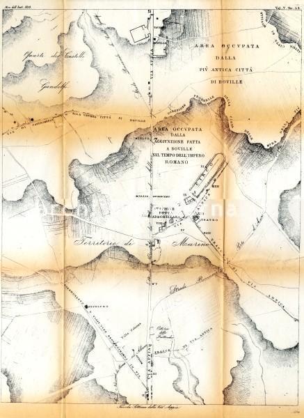 Tavola Settima della Via Appia, in Tavole dei Monumenti dell'Instituto di Corrispondenza Archeologica, vol. V tav. LX, 1853
