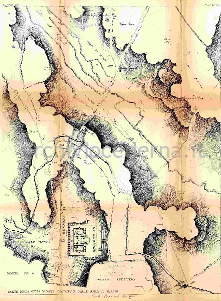 Tavola Prima della Via Appia, in Tavole dei Monumenti dell'Instituto di Corrispondenza Archeologica, vol. V tav. LVII, 1853