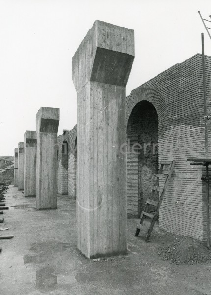 I magazzini del Porto di Traiano e Claudio in fase di ristrutturazione