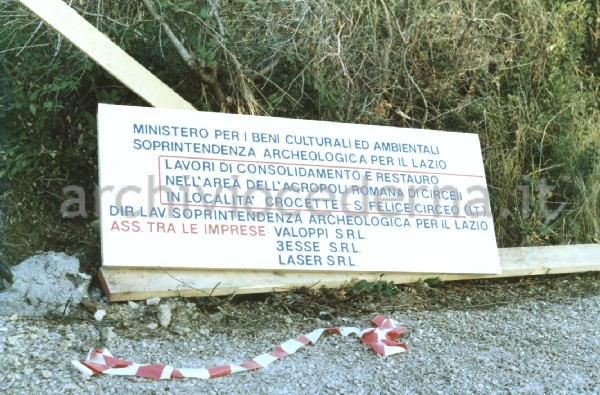 Circeo, restauro delle mura ciclopiche dell'Acropoli di Circei