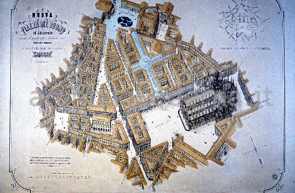 Progetto di Ignazio Cardella per Via P.zza Duomo (progetto presentato dalla MM spa)