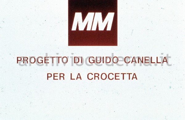 Progetto di Guido Canella per La Crocetta (progetto presentato dalla MM spa)