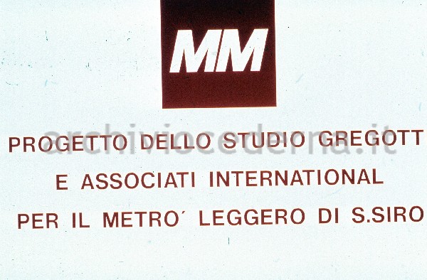 Progetto dello Studio Gregotti e Associati International per il metr� leggero di S.Siro (progetto presentato dalla MM spa)
