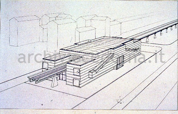 Progetto dello Studio Gregotti e Associati International per il metr� leggero di S.Siro (progetto presentato dalla MM spa)