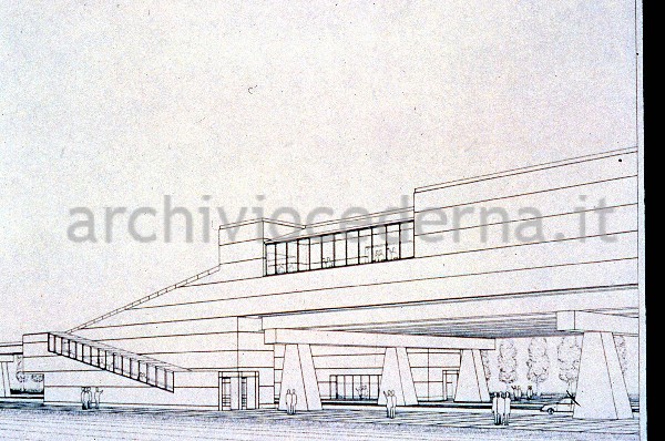 Progetto dello Studio Gregotti e Associati International per il metr� leggero di S.Siro (progetto presentato dalla MM spa)