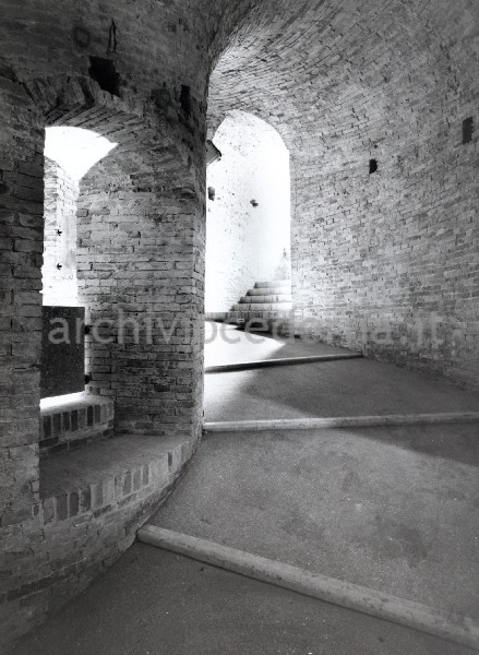 Urbino: rampa del torrione del Palazzo Ducale