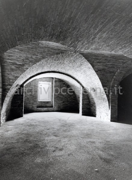 Urbino: rampa del torrione del Palazzo Ducale