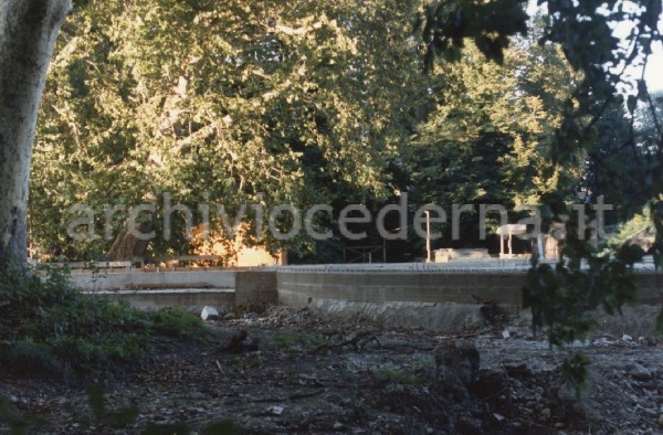 Villa Visconti, Cernobbio (CO): "6 settembre '87 platani senza gran parte delle radici"
