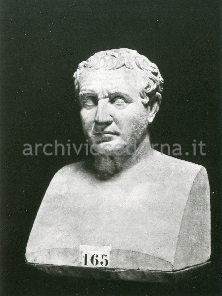"Testa, ritratto di Menandro"