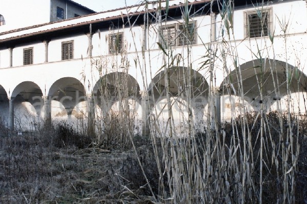 Firenze: lavori di recupero dell'ex Carcere delle Murate (chiostro lato ovest)