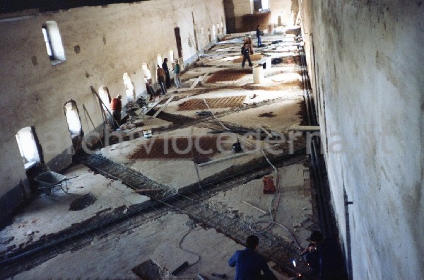 Firenze: lavori di recupero dell'ex Carcere delle Murate (interno)
