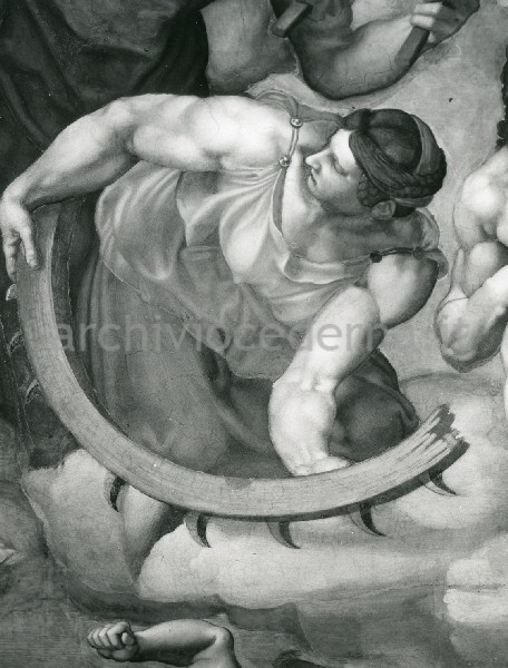 "Il Giudizio Universale (dopo il restauro): S. Caterina d'Alessandria"