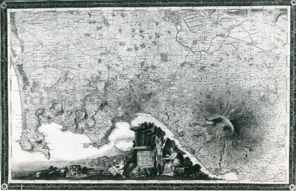Carta topografica dell' Agro napoletano