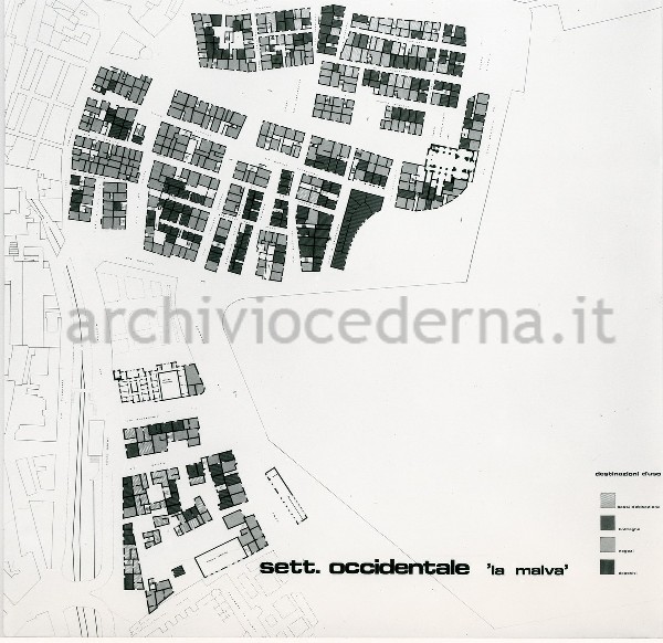 Pianta di Pozzuoli "settore occidentale La Malva"