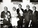 Premio Rustichello da Pisa: cerimonia di premiazione - Antonio Cederna insieme ad altri intervenuti (giugno 1967)