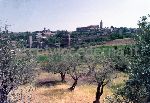 Le mura che cingono il centro storico di Viterbo