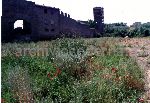 Le mura che cingono il centro storico di Viterbo