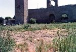 Le mura che cingono il centro storico di Viterbo