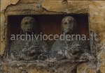 Bassolrilievo funerario con due busti velati