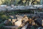 Villa Visconti, Cernobbio (CO): "6 settembre 1987 pezzi di colonna con il cantiere sullo sfondo"