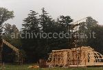 Villa Visconti, Cernobbio (CO): "autunno '86 il modello che ha ottenuto l'autorizzazione (struttura provvisoria su necropoli)"