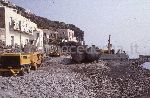 Alicudi (ME): il porto marittimo durante la sua costruzione