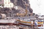 Alicudi (ME): il porto marittimo durante la sua costruzione