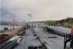 "Ancona - la strada statale e la ferrovia dislocate e deformate (Adriatica)."