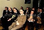 Antonio Cederna seduto tra il pubblico alla premiazione del Premio Airone d'Oro 1987