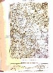 Disegno della mappa dell'antica strada che collegava Roma a Carsoli